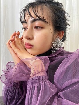 エマエコル(Emma ecole) Emma ecole 大切な日に*ヘアアレンジ×シースルーバング by.高橋