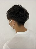 パーマ残しカット