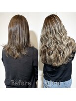 あるじゃんすー 岡山店&nbsp;オリージュxハイライト#シールエクステ#大人ヘルシーヘア#岡山