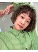 ラフショートパーマボブm