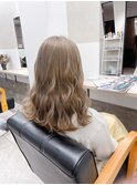 ブリーチ1回で作るミルクティーベージュ