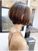 《knit銀座》大人可愛い20代30代40代ショートボブ丸み前下がり