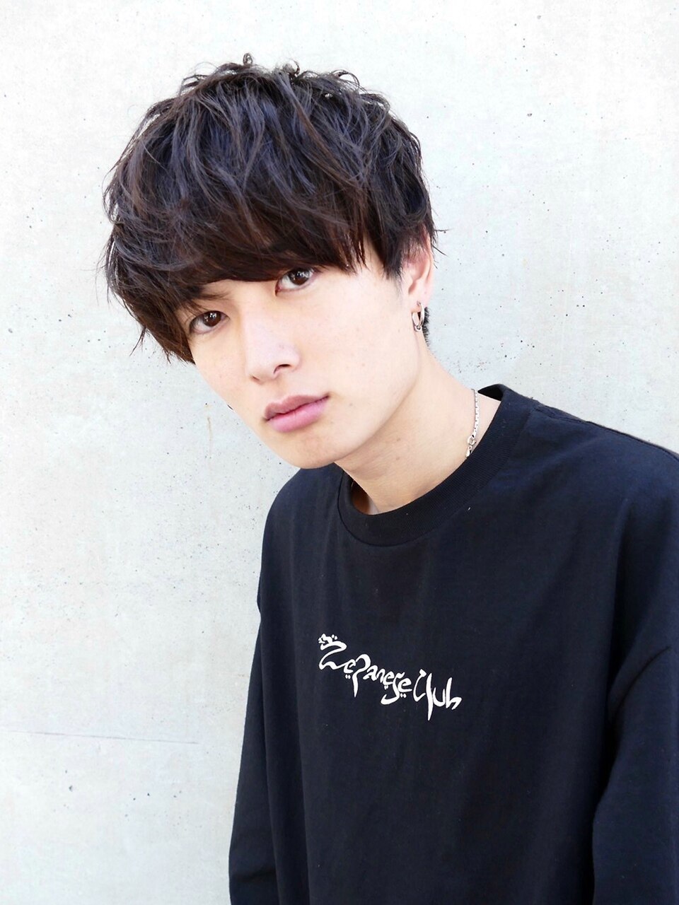 メンズカット+眉毛カット\5500[町田/men's/テーパーフェード/センターパート]
