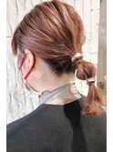 一つ結びアレンジ