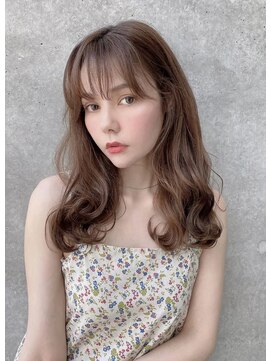 ユアーズヘア 新宿三丁目店(youres hair) かきあげロング フェアリーカール ゆる波ウェーブ