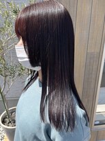 シャイ グラングーラボ(SHY gran-gue L’ab)&nbsp;姫カット×ワインレッド