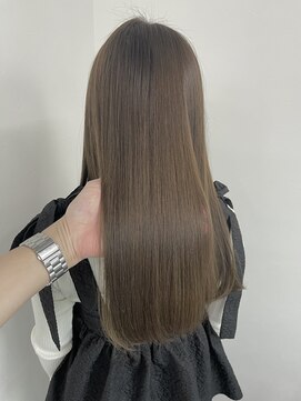 スラッシュ(SLASH) 髪質改善/グレージュ/透明感カラー/ナチュラル/艶髪