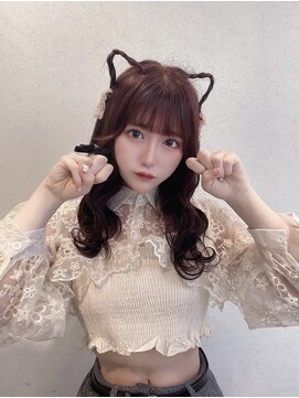 ユーフォリア 渋谷グランデ(Euphoria SHIBUYA GRANDE) ネコミミ　ウェーブアレンジ♪