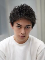 フィフス トウキョウ (fifth TOKYO)&nbsp;ビジネスショートツイストスパイラルパーマツーブロック刈り上げ