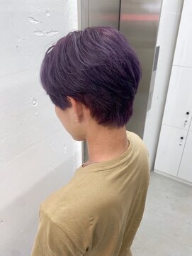 ジルスタジオ(JILL STUDIO) JILL STUDIO ハイトーンから/パープルカラー/センターパート