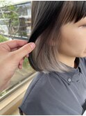 大人可愛いボブ×イヤリングカラー