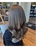 20代/30代/透明感まろやかアッシュカラー
