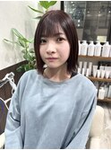 切りっぱなしボブ/ボブショートカット/堺東