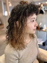 フリップビーアヴェダ(FLIP B AVEDA)&nbsp;本八幡×カーリーヘア×ケアブリーチ×前髪カット