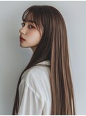 小顔ロング＃髪質改善＃白髪ぼかし＃鎌倉＃40代＃グレージュ