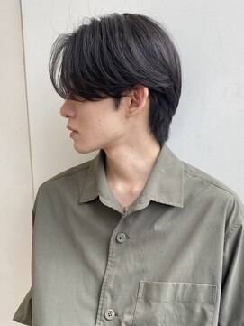 ユーフォリア 渋谷グランデ(Euphoria SHIBUYA GRANDE) ニュアンスパーマ センターパート 毛流れパーマ MOMO