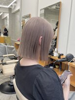 ミーム 原宿 表参道(meme)&nbsp;☆ハイトーンブリーチミルクティーカラーホワイトベージュカラー