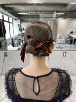 ネアー 新潟(NEER)&nbsp;アプリコットオレンジ/くびれヘア/ウェーブショート[新潟]