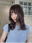 くびれヘア/ヘアセット／レイヤーカット/ブリーチカラー