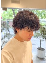 シアン 矢場町店(CYAN.)&nbsp;外国人風メンズカーリー×暖色系カラー