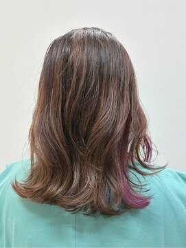 グルグル 妙典店(GULGUL) インナーカラー×紫