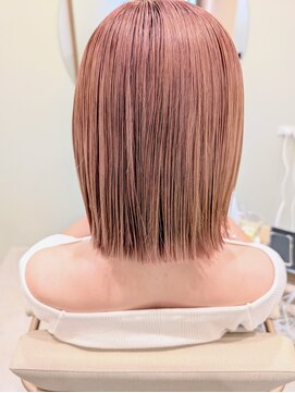 ブローノ(Blono) 【HAIR RERAX Blono】フル髪質改善カラー☆ピンクベージュ