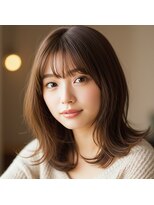 コトナ 越谷店 20代30代40代/ナチュラルブラウン×レイヤーボブ【越谷】