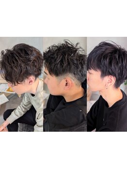 ＜大まかオーダーでも 2wayお洒落メンズヘア＞ 再現性・モチの良さが自慢のgloryカット!パーマやブリーチも