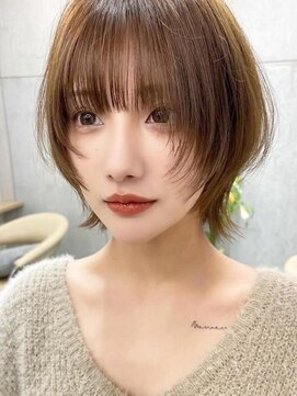 サンドレオ 新宿店(sand Leo) くすみベージュ/ショート/前髪/レイヤー/髪質改善/縮毛矯正/新宿