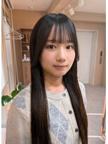 ムード(mood)&nbsp;前髪顔周り縮毛矯正/顔周りカット/ストレート/髪質改善