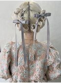 結婚式ヘアセット