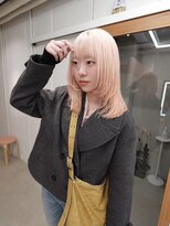 ニカ(NICA) 【NICA】2回ブリーチ!ペールピンク