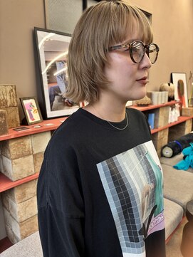 フェンヘアーアイス 中目黒(Fen.hair ici) 大人個性マッシュレイヤー×ダブルカラー小顔似合わせ◎