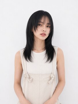 バポス ヘアサロン (BAPOS Hair Salon) 顔回りに短めのシャギースタイル