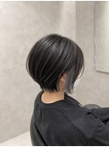 ショート×インナーカラー