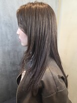 スマイロンナイロン ヘアー(smile on nylon hair)&nbsp;ミルクティーベージュカラーミントカラー顔周りレイヤーカット