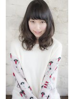 リュドール 栄(Rue D’or) 黒髪暗髪愛され大人かわいいマッシュバングワンカールby水谷