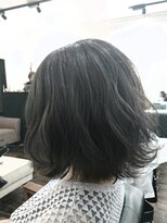 アークス(Ark'ss)&nbsp;グレージュ★ローライト★ダークトーン★切りっぱなし★ボブ