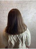 ショコラブラウンショコラべジュガーリーセミロング