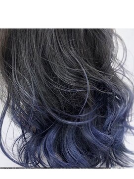 エメールヘア(aimere hair) グラデーションデニムブルー