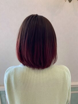 ヘアーサロン リアン 熊谷2号店(hair salon Rien) グラデーションピンク
