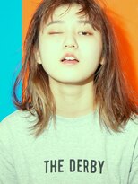 ダービー(THE DERBY)&nbsp;【THE DERBY】FUNKSY* #外ハネボブ#アッシュブラウン#ネオウルフ