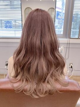 グランシュ 青葉台店(GranCieux) 秋ヘア♪ピンク×ベージュカラー☆