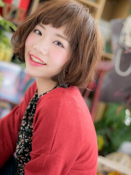 カバーヘア イヴ 戸頭店(COVER HAIR EVE) 大人かわいいマッシュヘア前下がり大人ボブa戸頭20代30代40代