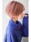 大人可愛い20代30代40代黒髪前下がりショートボブ丸みショート◎