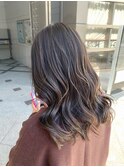 ハイライト×ミルクティーベージュ