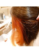 エメ(Aimer h-air)&nbsp;インナーカラー×オレンジ