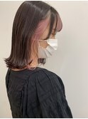インナーカラーピンク