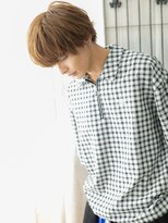モッズヘアメン 名護大東店(mod's hair men) ≪mod's men≫ハイトーンカラー×重めバングで目力UPマッシュa