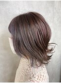 伸ばしかけ外はねミディ